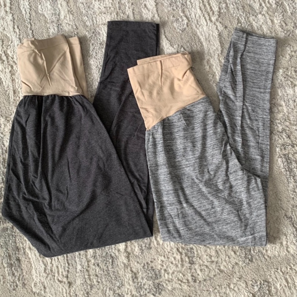 Motherhood Maternity legging bundle